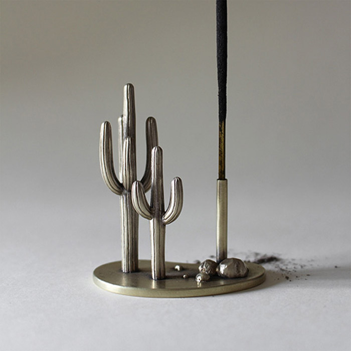 saguaro incense holder