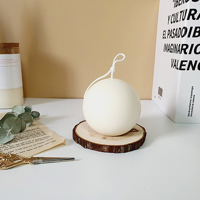 Sphere objet candle[white]