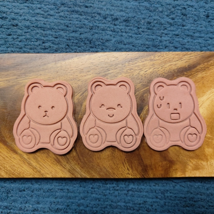 곰돌이 3종 쿠키틀  / 귀여운곰 / 홈베이킹